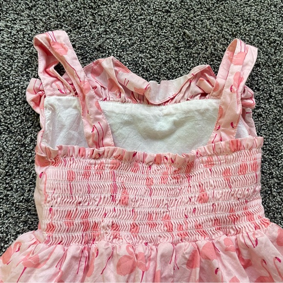 Rachel Riley Toddler Girl Pink Flamingo Sundress, Size 3T - Picture 9 of 14